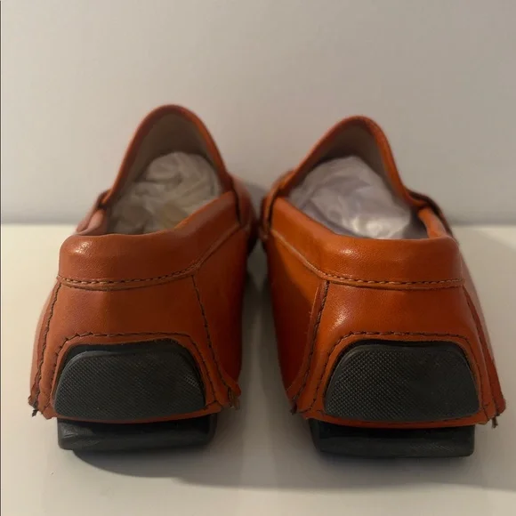 Allen Edmonds Revere Orange Leather Loafer Size 8.5
